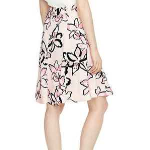 Kate Spade Tiger Lily Crepe Skirt Nwt Sz 2